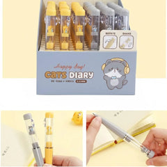 3D Floating Cat Gel Pen – Cute Shaking Mini Cat, Smooth Writing