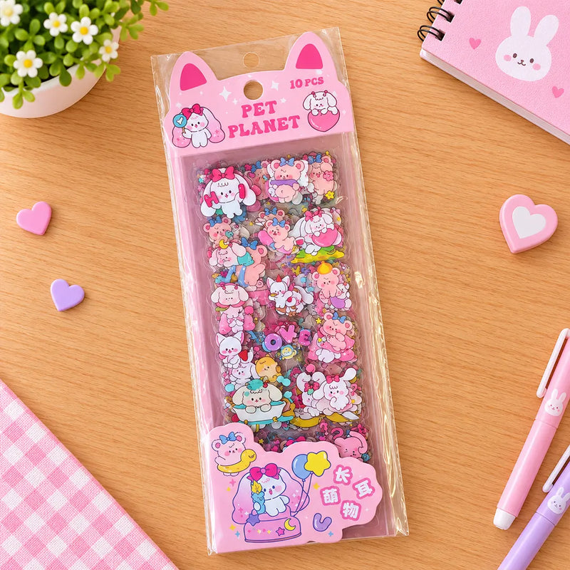 Pet Planet Kawaii Stickers