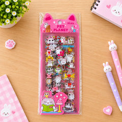 Pet Planet Kawaii Stickers