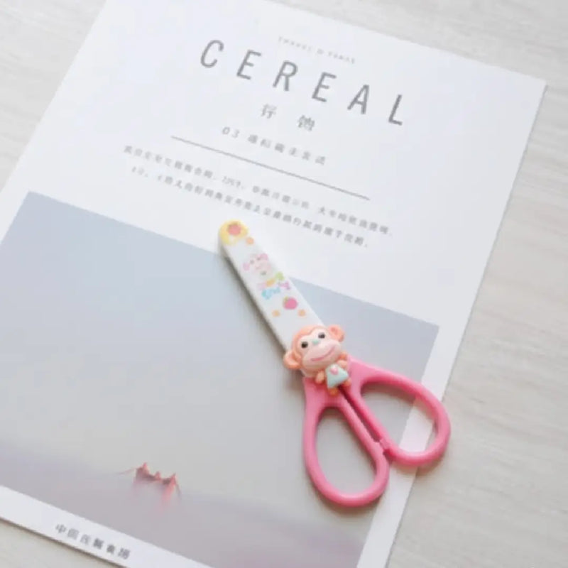 Cute Animal Design Colorful Safety Scissors