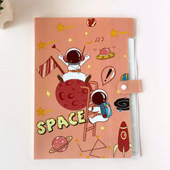 Space Theme File Folders Document Organizer