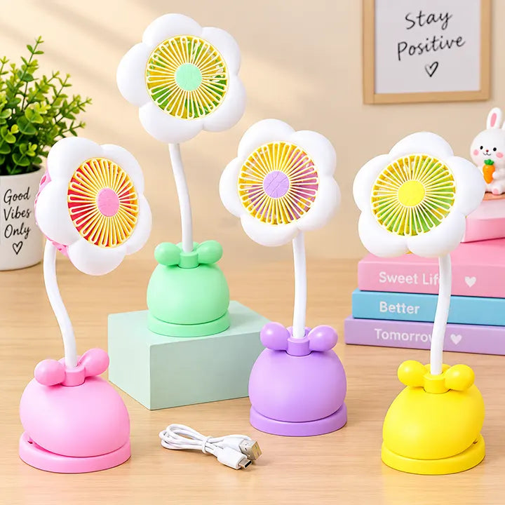 Portable Blossom Mini USB Desk Fan