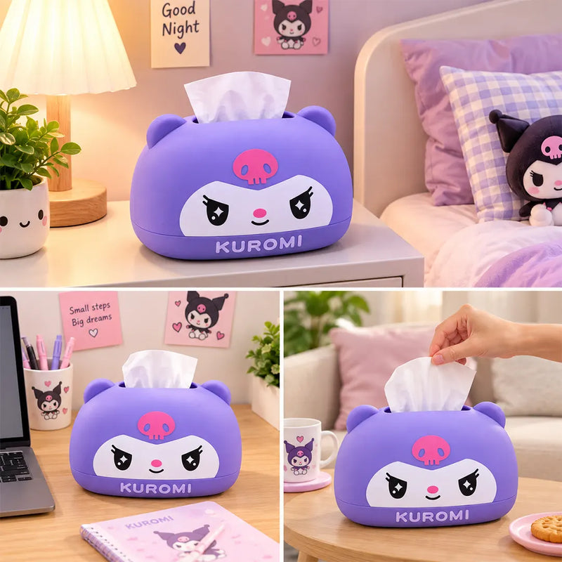 Premium Kuromi Tissue Box