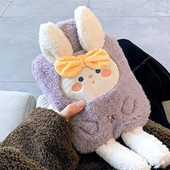 Cute Rabbit Soft Plush Comfort Hot Water Bag