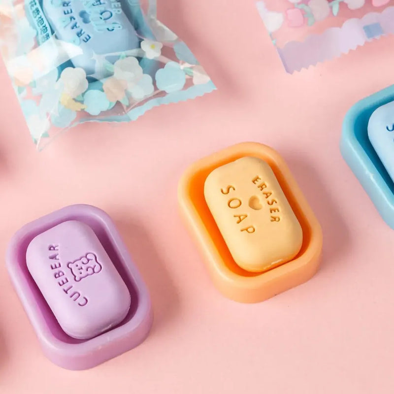 Cute Soap Shaped Erasers