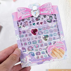 Kawaii 3D Nail Decorative Stickers (Pack of 4)