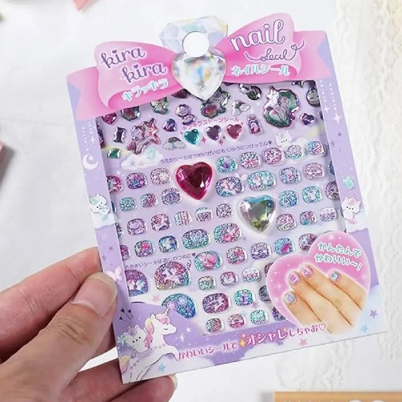 Kawaii 3D Nail Decorative Stickers (Pack of 4)