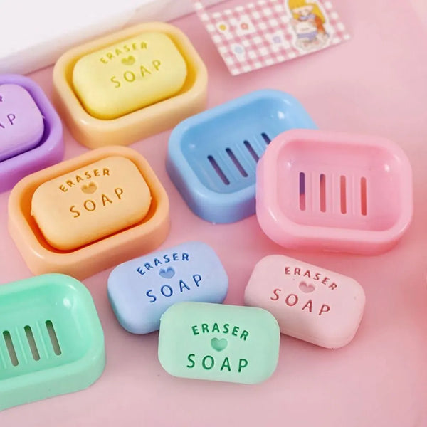 Cute Soap Shaped Erasers