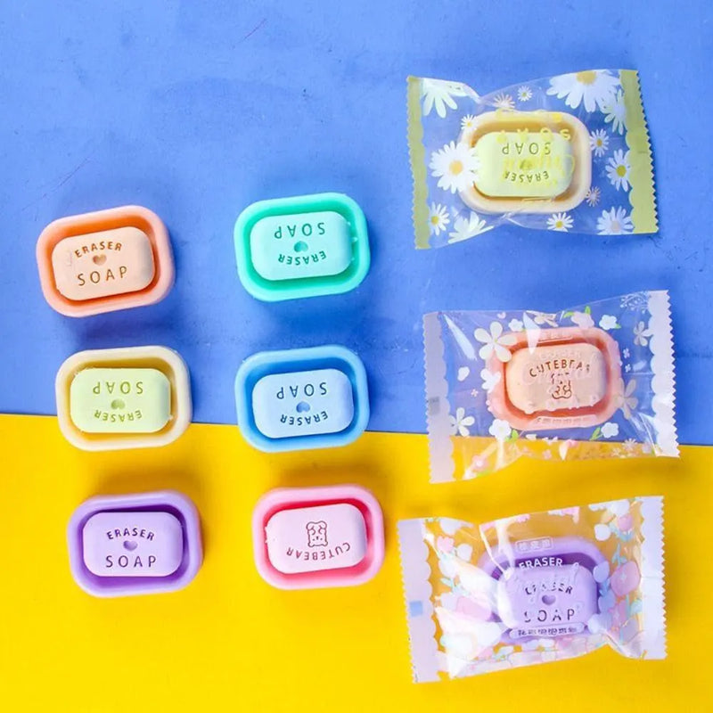 Cute Soap Shaped Erasers