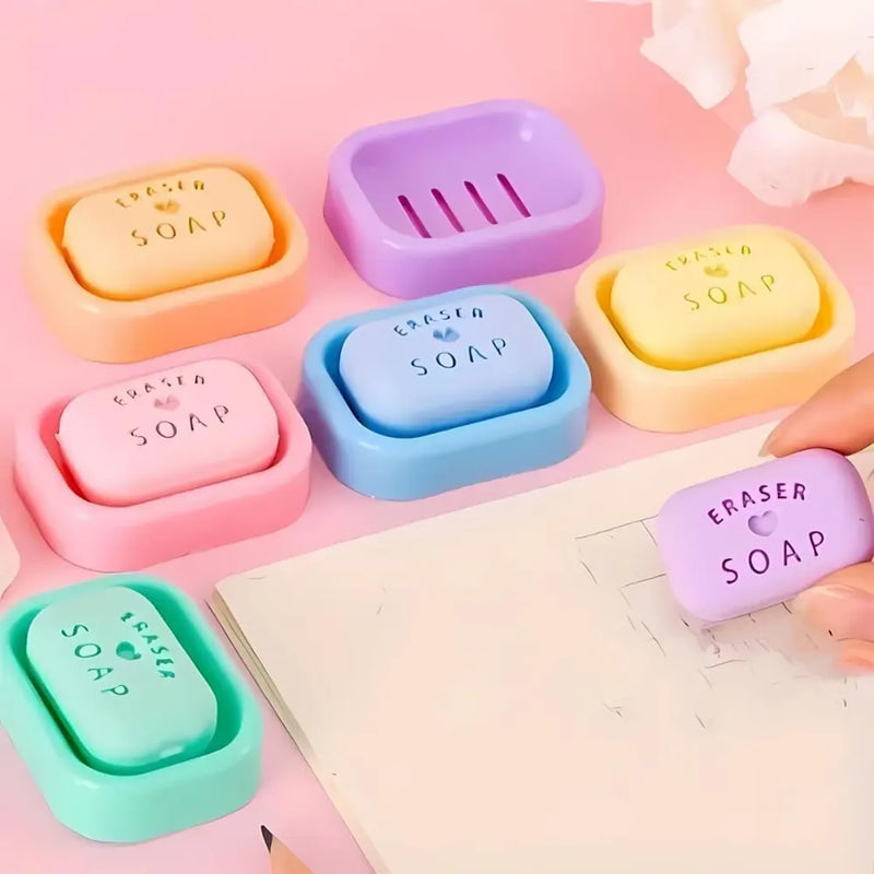 Cute Soap Shaped Erasers