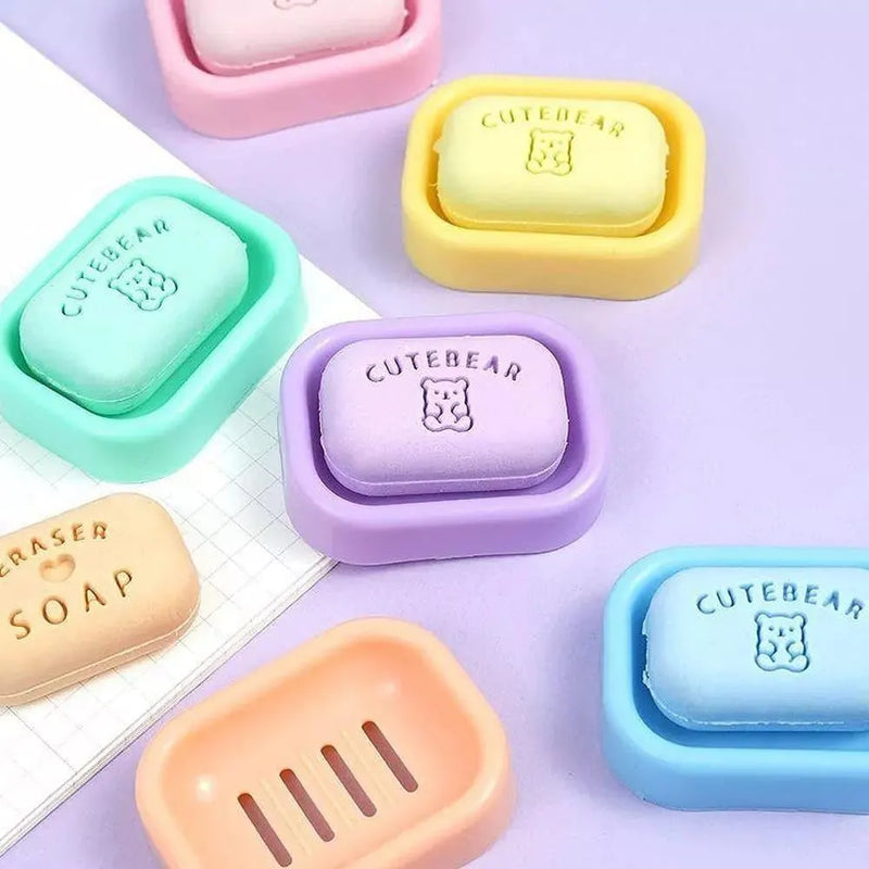 Cute Soap Shaped Erasers