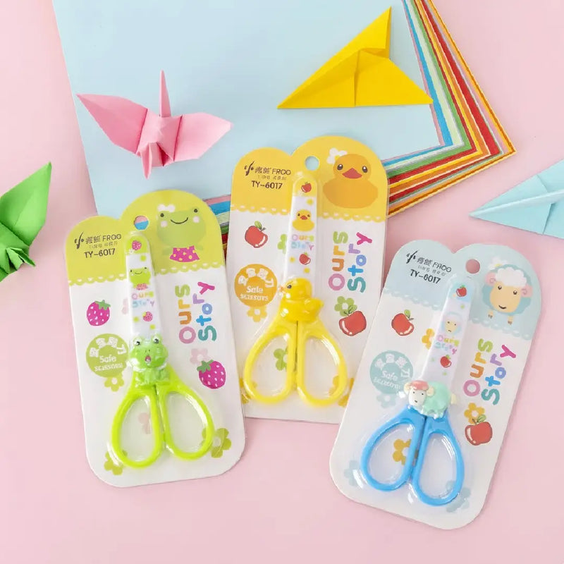 Cute Animal Design Colorful Safety Scissors