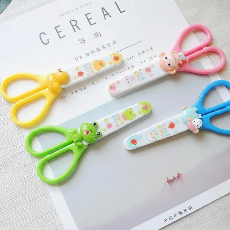 Cute Animal Design Colorful Safety Scissors