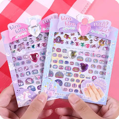 Kawaii 3D Nail Decorative Stickers (Pack of 4)