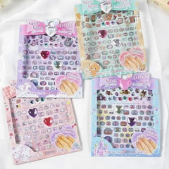 Kawaii 3D Nail Decorative Stickers (Pack of 4)