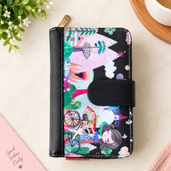 Stylish Cartoon Design Zip Wallet