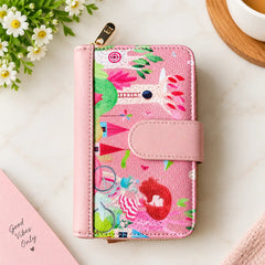 Stylish Cartoon Design Zip Wallet