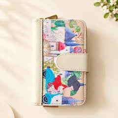 Stylish Cartoon Design Zip Wallet