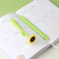 Sunflower Shake Gel Pen – Charming Aesthetic Pen