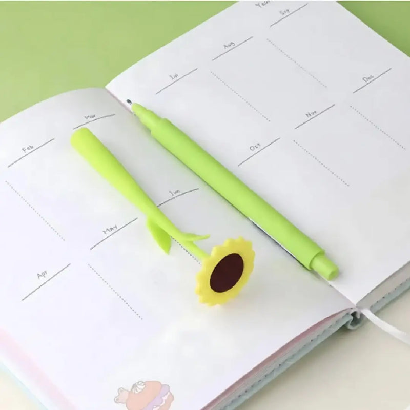 Sunflower Shake Gel Pen – Charming Aesthetic Pen