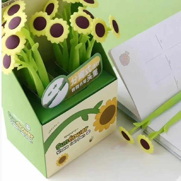 Sunflower Shake Gel Pen – Charming Aesthetic Pen