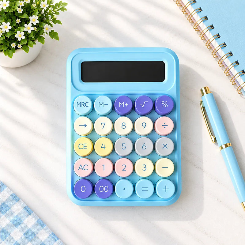 Multi-Color LCD Calculator