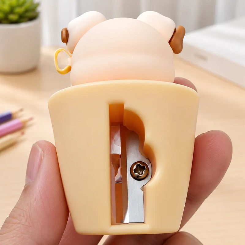 Milky Cup Animal Sharpener