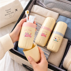 Cartoon Design Travel Toothbrush Case for Bathroom, Home & Travel