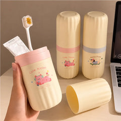 Cartoon Design Travel Toothbrush Case for Bathroom, Home & Travel