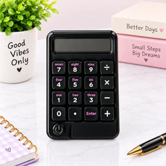 Stylish Retro Mechanical Calculator