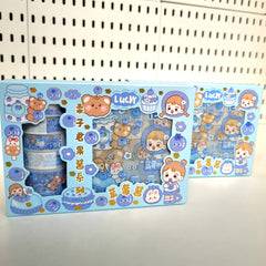Lucky Kawaii Washi Tape & Sticker Set