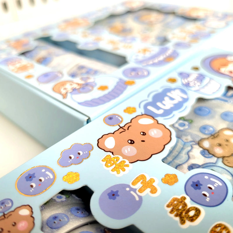 Lucky Kawaii Washi Tape & Sticker Set