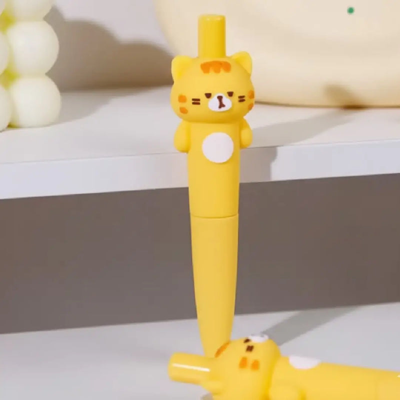 3D Grumpy Kitten Gel Pen – Cute Soft-Grip Design