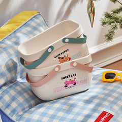 Adorable Animal Print Mini Caddy – Multi-Purpose Basket