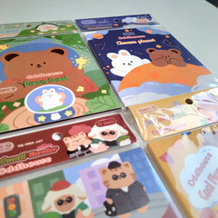 Oddhouse Bear Themed Premium Decorative Stickers Set of 15 Pages Book