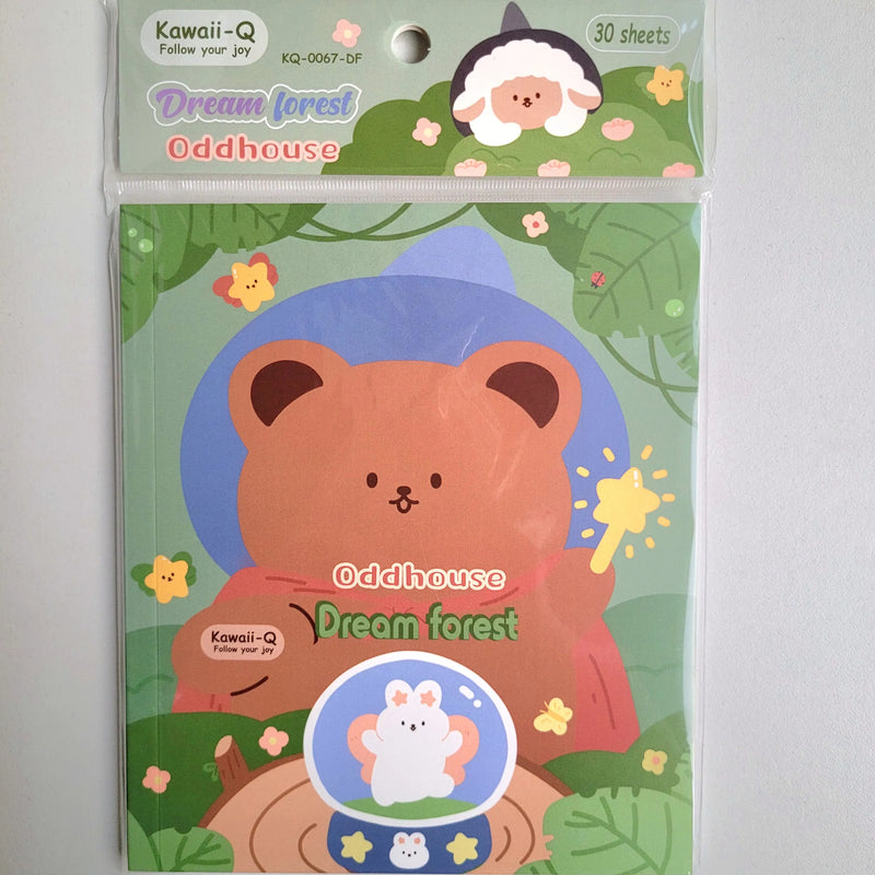Oddhouse Bear Themed Premium Decorative Stickers Set of 15 Pages Book