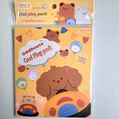 Oddhouse Bear Themed Premium Decorative Stickers Set of 15 Pages Book