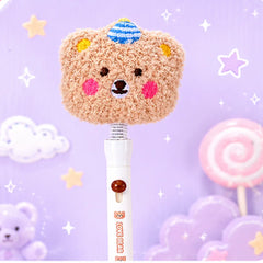 Kawaii Plush Bear Bobble Head Gel Pen