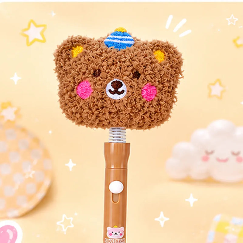 Kawaii Plush Bear Bobble Head Gel Pen