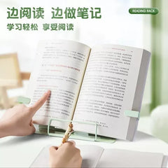 Adjustable Capybara Reading Stand / Book Holder - Green