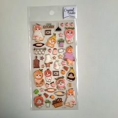 Cute Cat Aesthetic Adventure Single Sheet Stickers