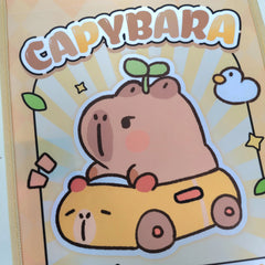 Cute Capybara Expandable Document Folder