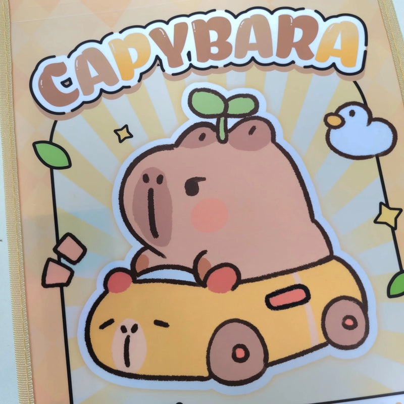 Cute Capybara Expandable Document Folder