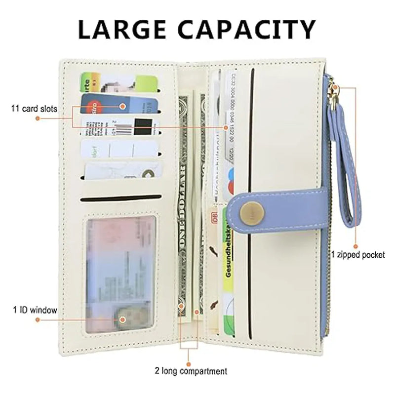 Cute Kitty Zipper Pocket Korean Style Clutch Wallet