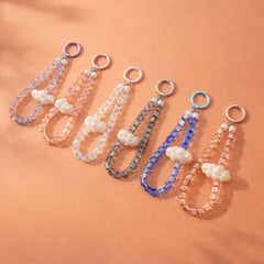 Kawaii Glass Bead Cloud Phone Charm