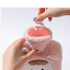 Hot Water Bag with Cartoon Design Soft Cover - 1000ml