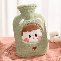 Hot Water Bag with Cartoon Design Soft Cover - 1000ml