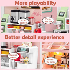 DIY Miniature Kit 3D Puzzle - Mini Bubble Tea Shop