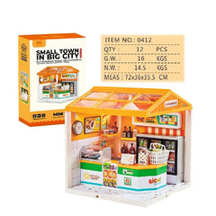 Miniature Kit 3D DIY Puzzle - Mini Convenience Store