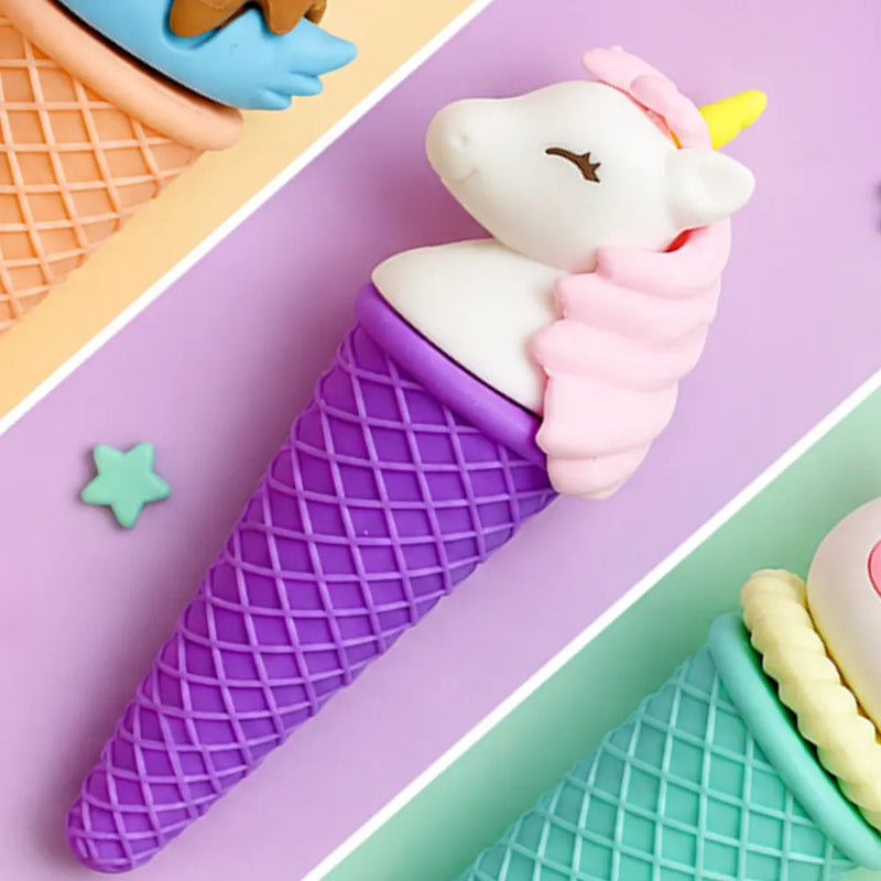 Cute Ice Cream Cone Eraser